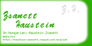 zsanett haustein business card